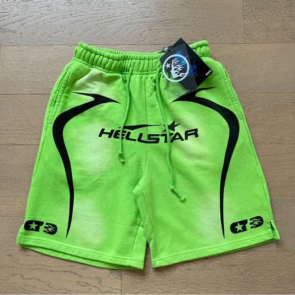 Hellstar Lime Green Shorts